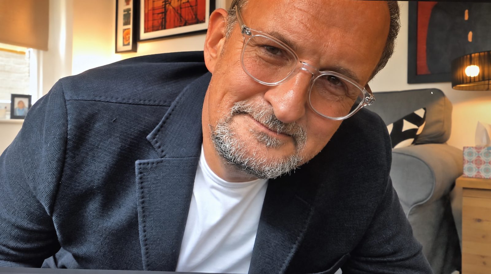 Clive Meindl in his consulting room